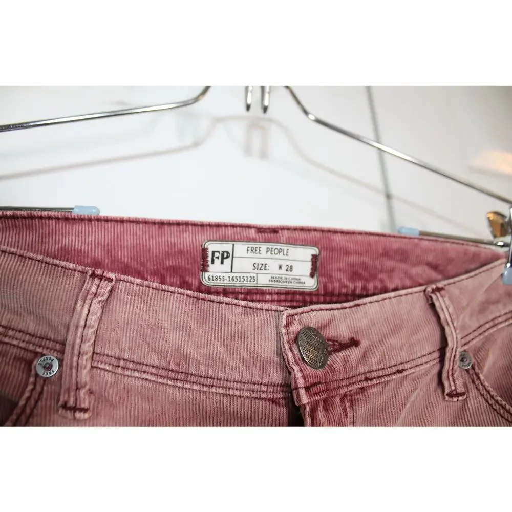 Free People Roller Crop Corduroy Jeans sz 28